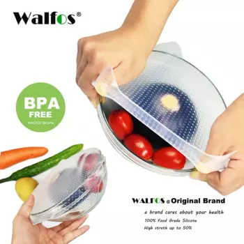 WALFOS Многоразовые силиконовые пищевые упаковки