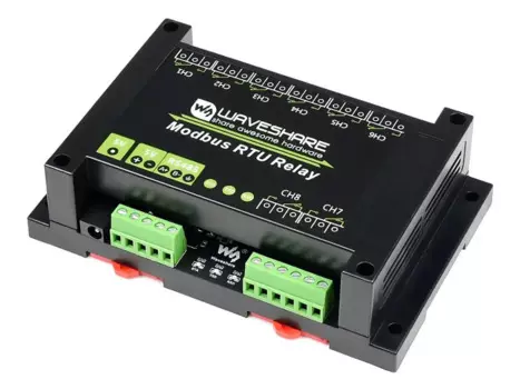 Waveshare промышленный модуль Modbus RTU 8-канальный релейный модуль с интерфейсом RS485, мульти цепи защиты изоляции