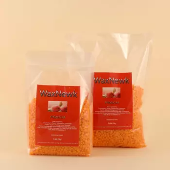 WaxNewK персиковый воск частной торговой марки 1 кг 2,2 фунта для удаления волос фасоль персиковый сливочный сухой твердый воск для быстрой депиляции 1000 г бразильский воск