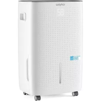 Waykar 150 пинтов по 7000 кв. Ft ENERGY STAR Самый эффективный осушитель со сливным шлангом для коммерческих и промышленных больших помещений