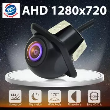 WF HD AHD 1920*1080P 170 градусов объектив рыбий глаз звездный свет ночное видение транспортное средство заднего вида камера заднего вида автомобильная универсальная камера