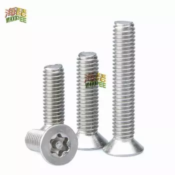WHOOPEE Потайные винты Torx с штифтом из нержавеющей стали M2.5-M6