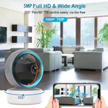 Wi-Fi камера для наблюдения за детьми, 5 Мп, 1080P