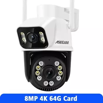 Wi-Fi камера видеонаблюдения ASECAM 8MP