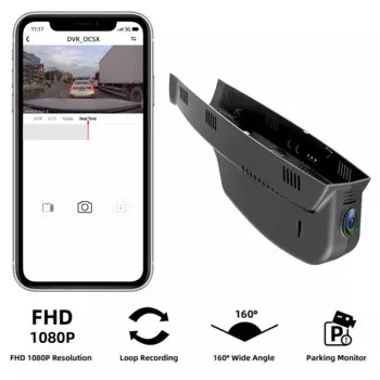 WIFI& APP WDR& HDR Ночная версия Автомобильный видеорегистратор с камерой HD, Автомобильный видеорегистратор Dash Cam Camera для BMW 3/5/7 серии X3 X5X6