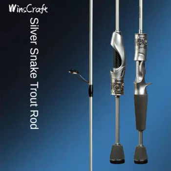 WinsCraft Сверхлегкая Удочка из углеродного волокна для ловли форели, спиннинговая Удочка Fuji Casting, Удочка UL Lure Stream, 2 секции