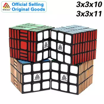 WitEden 3x3x10 3x3x11 магический куб профессиональный нео-скоростной пазл головоломка для мозга антистресс обучающие игрушки для детей