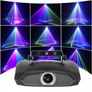 С функцией Bluetooth APP 3W RGB 3D анимационный проектор RGB полноцветный сценический эффект DJ дискотека бар клуб свадебная вечеринка свет