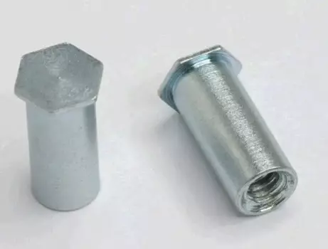 Wkooa M3 противоударные гаечные гайки с заклепками, самозакрепляющиеся заклепки
