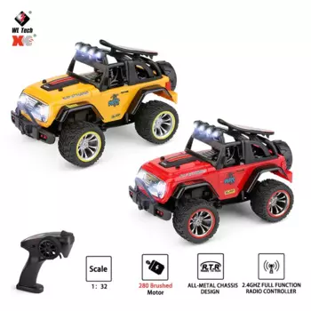 WLtoys 322221 мини Радиоуправляемый автомобиль 1:32 2,4G модели автомобилей с дистанционным управлением W/Легкая машина грузовик 2WD внедорожник восхождение грузовик детский