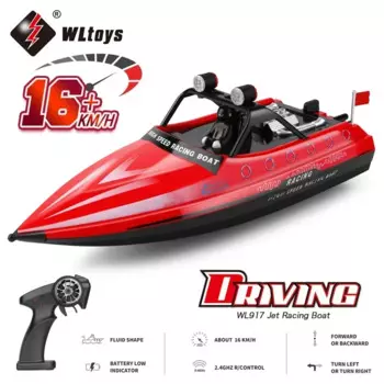 WLtoys WL917 RC Лодка 2,4G Электрическая высокоскоростная реактивная водонепроницаемая модель Электрический скоростной катер с дистанционным управлением Подарки Игрушки для мальчиков