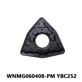 WNMG 060408 -ПМ YBC252 WNMG 060408 Токарный станок с ЧПУ PM Твердосплавные вставки Токарные лезвия для обработки стали Внешний токарный инструмент