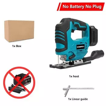WOBERICH аккумуляторный бесщеточный лобзик для Makita 18 В