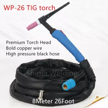 WP-26 SR-26 сварочный пистолет полный 8 метров 200AMP TIG сварочный пистолет гайка соединение из нержавеющей стали аргоновая дуговая сварка факел Сварочные части