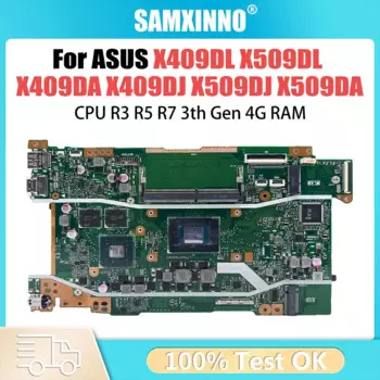 X509DA Материнская плата для ноутбука X509DAP X409DL X509DL X409DA M409D M509D D409D D509D Y5200D FL8700DA X409DJ Материнская плата 3050U R3 R5 R7