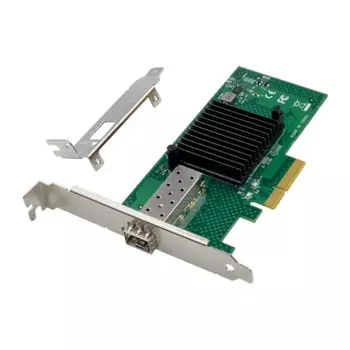 X520-SR1 10G SFP + Серверная оптоволоконная сетевая карта 82599EN чип PCIE X4 один оптический порт сетевая карта