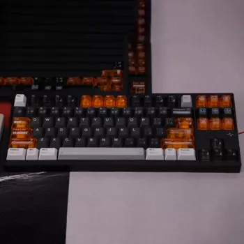 X Epoch Theme Keycaps Оригинальная термосублимационная механическая клавиатура из ПБТ, прозрачные колпачки для ПК на заказ