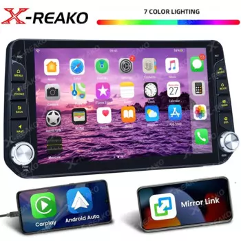 X-REAKO 2 Din 6 + 128 Гб автомобильный радиоприемник 10,1 дюйма Универсальный мультимедийный видеоплеер Android стерео 4G беспроводной Carplay авто