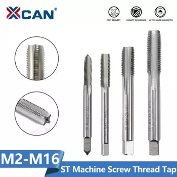 XCAN ручной метчик HSS M2/M2.5/M3/M4/M5/M6/M7/M8/M9/M10/M12/M14/M16
