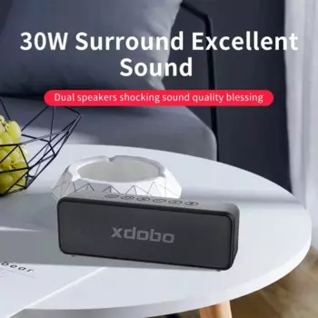 XDOBO X5 портативная беспроводная Bluetooth-Колонка V5.0, TWS, Type-C, громкий, 360 стерео, супер бас, IPX6, водонепроницаемая, 30 Вт, сабвуфер, динамик