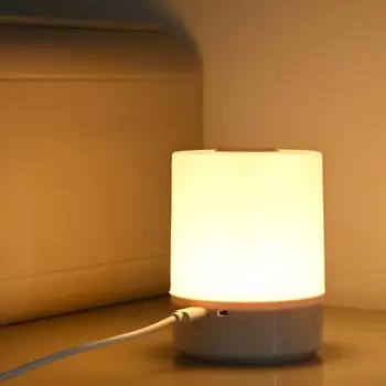 XIAOMI 2024, USB-прикроватная лампа с затемнением, настольная лампа, светодиодный ночник для спальни, лампа для чтения книг, сенсорный светодиодный светильник для фотосъемки