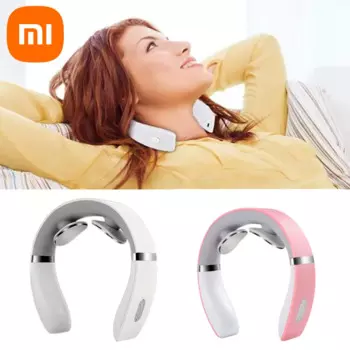 Xiaomi Массажер для шеи Портативный мини-массажер для шеи и плеч Массаж глубокого шеи Теплый пресс для шеи Пресс-уход Расслабляющий массаж
