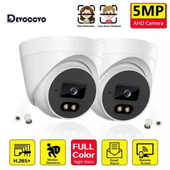 XMEYE 5MP проводная аналоговая камера видеонаблюдения для внутреннего домашнего обнаружения лиц AHD купольная камера видеонаблюдения BNC для системы DVR