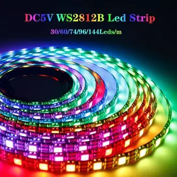 Xnbada Светодиодная лента WS2812B RGB 5050