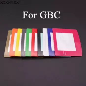 XOXNXEX 50 шт. новый пластиковый объектив для GBC объектив для Gameboy цветной протектор объектива W/ Adhensive для GBC пластиковые Объективы Nintendo