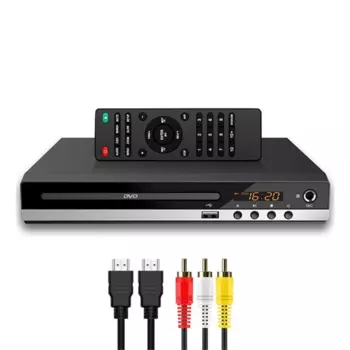Y9RF DVD-плеер VCD CD-диски мультимедийный проигрыватель AV-выход с пультом дистанционного управления и AV-кабелем