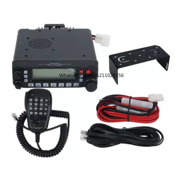 YAESU телефон, мобильный радиоприемник UHF VHF 50 Вт, двухдиапазонный FM-приемопередатчик без антенны, линейный зажим