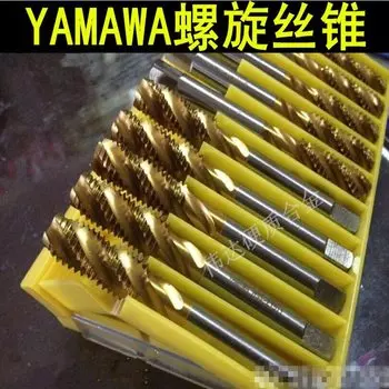 YAMAWA Титановый винтовой машинный метчик HSS-E Метчик M2 M2.5 M3 M3.5 M4, M5 M6 M8 M10 M12