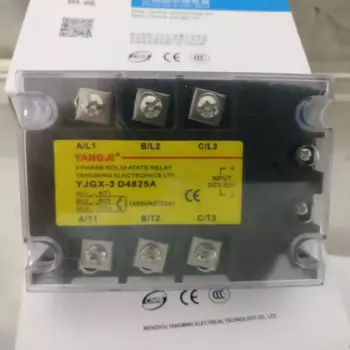 Yang relay YANGJI трехфазное твердотельное реле переменного тока YJGX-3 D4825A (25A/480V)