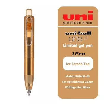 Гелевая ручка UNI Uniball One UMN-P черного цвета 0,5 мм
