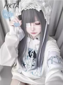 Японская медицинская система акварельных оттенков, пуловер с длинным рукавом, свитшот, пальто, милые свободные милые толстовки для девочек, Y2k, Топ