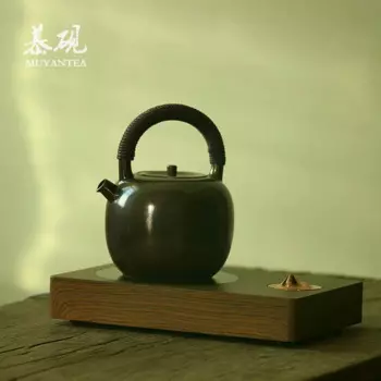 Японский Электрический чайник MuYan из кипяченой глины TaoLu, заваренный чайник из грубой глины, чайный чайник кунг-фу