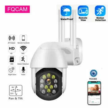 YCC365 2MP WIFI камера домашней безопасности уличная скоростная купольная 2-мегапиксельная водонепроницаемая беспроводная камера видеонаблюдения для дома