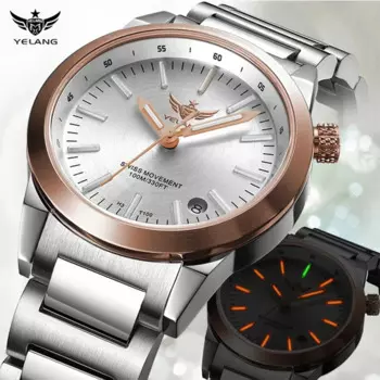 YELANG женские часы H3 T100 Gas с подсветкой Relogio Feminino Роскошные CH515 водонепроницаемые 100m Montre Femmes кварцевые наручные часы V1010S