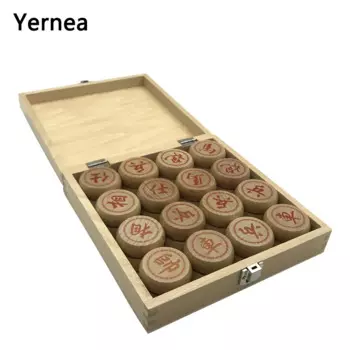 Yernea высококачественный китайский шахматный набор, новые шахматные фигуры из цельного дерева, традиционный бутик, шахматные фигуры из бука, игра-головоломка