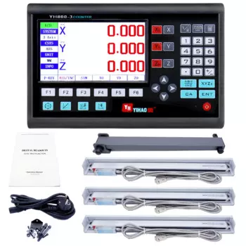 YH800-3 трехосевая линейка с цифровым дисплеем, токарный станок, электронная линейка, жидкий кристалл