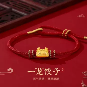Yilong тканый счастливый классический браслет с клецками, женский браслет из стерлингового серебра 925 пробы со знаком зодиака, дракон Бенминниан, новая ручная веревка в китайском стиле