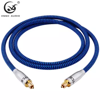 YIVO XSSH 5,1 цифровой оптический аудио кабель SPDIF Toslink из чистой меди для провода динамика с позолоченным усилителем