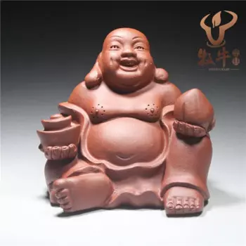 Yixing чайник чай, аутентичный руда, маленькие украшения для домашних животных, богатые подарки, индивидуальный чай насыпью Shuang Shou