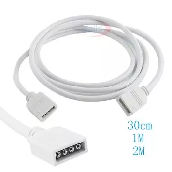 YJBCo 4 PIN RGB led Extension Cable connector 30см/1м/2м