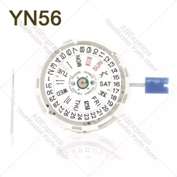 YN56A двойной календарь YN55A одиночный календарный механизм YN55 YN56 автоматический механический механизм аксессуары для часов
