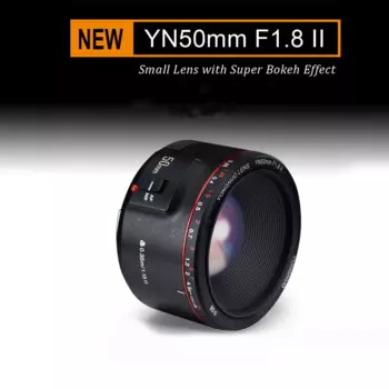 YONGNUO YN50mm F1.8 II 50 мм небольшой объектив с большой диафрагмой и автофокусом с эффектом Super Bokeh для зеркальной камеры Canon EOS 70D 5D3 600D