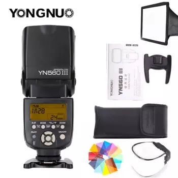 YONGNUO YN560III YN560-III YN560 III Беспроводная вспышка Speedlite Speedlight/RF-603/YN560TX Триггер для Canon Nikon Olympus Pentax