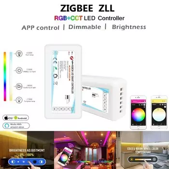 YSRSAI Zigbee RGB+CCT/RGBW/RGB/CW контроллер для светодиодной ленты