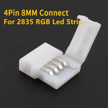 YTDMEN LED connector 8мм/10мм 2-5 pin для светодиодной ленты 2835 5050 RGB RGBW RGBWW