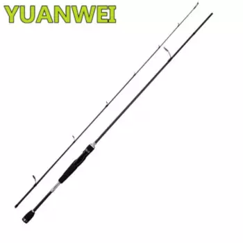 YUANWEI спиннинговое удилище 1,8 м 2,1 м ML m MH Power 2 секции из углеродного волокна, удочка для приманки, удочка, удочка для рыбалки, спиннинговое удилище